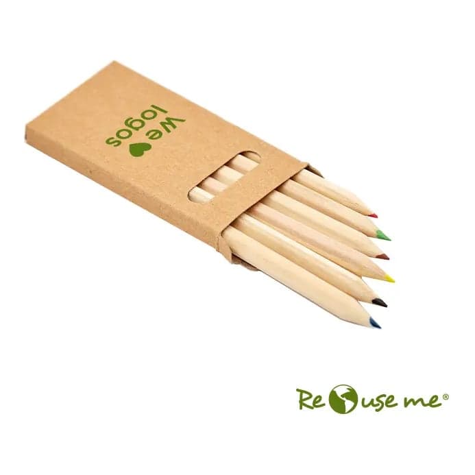 Set De Mini Lapices 6 Pcs