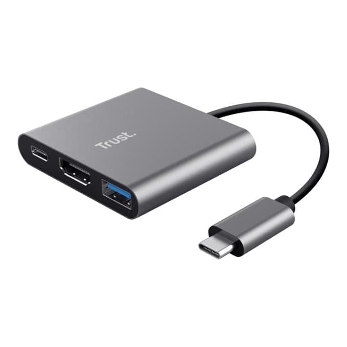 Trust Dalyx Adaptador Multipuerto USB-C 3 In 1