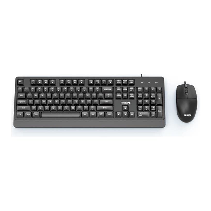 Philips Tec+mou Series 2000 USB 1200dpi 104keys Black
