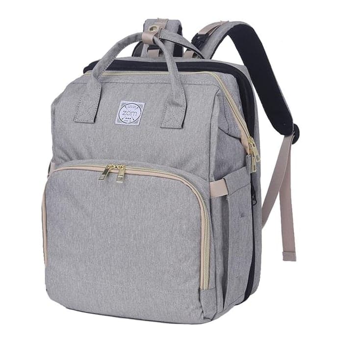 Zom Mochila Mommy Cuna Zb-926gr Maternal Gray