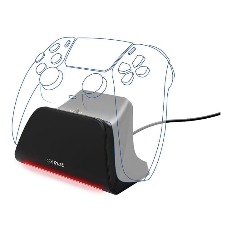 Trust Gxt 255 Single Charging Dock Ps5 Black