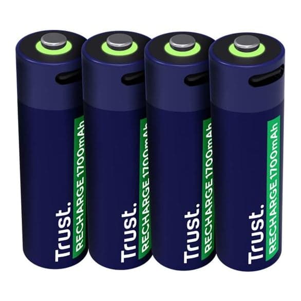 Pilas Aa X 4 Trust Recargables USB-C