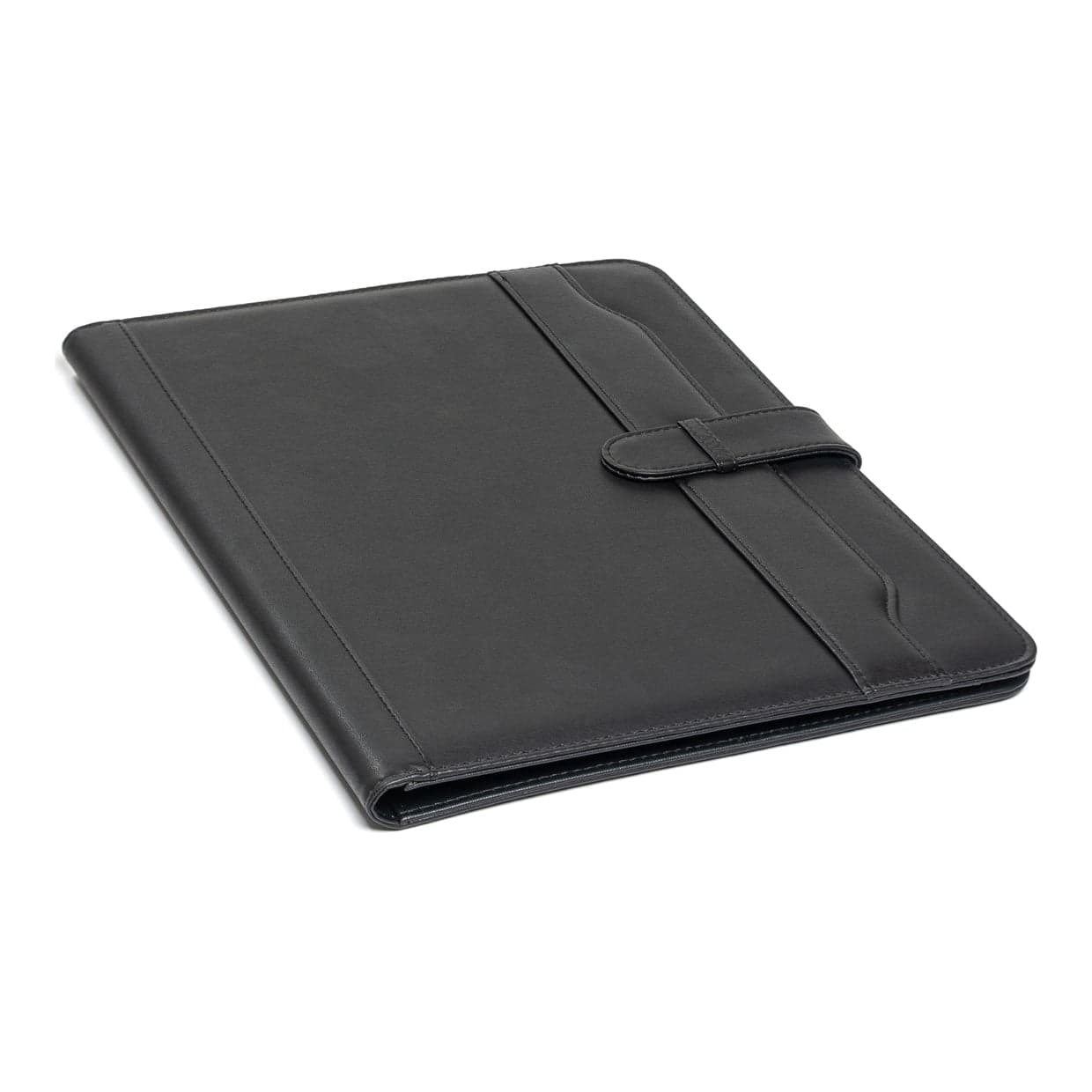 Portafolio Cierre Negro Simil Cuero