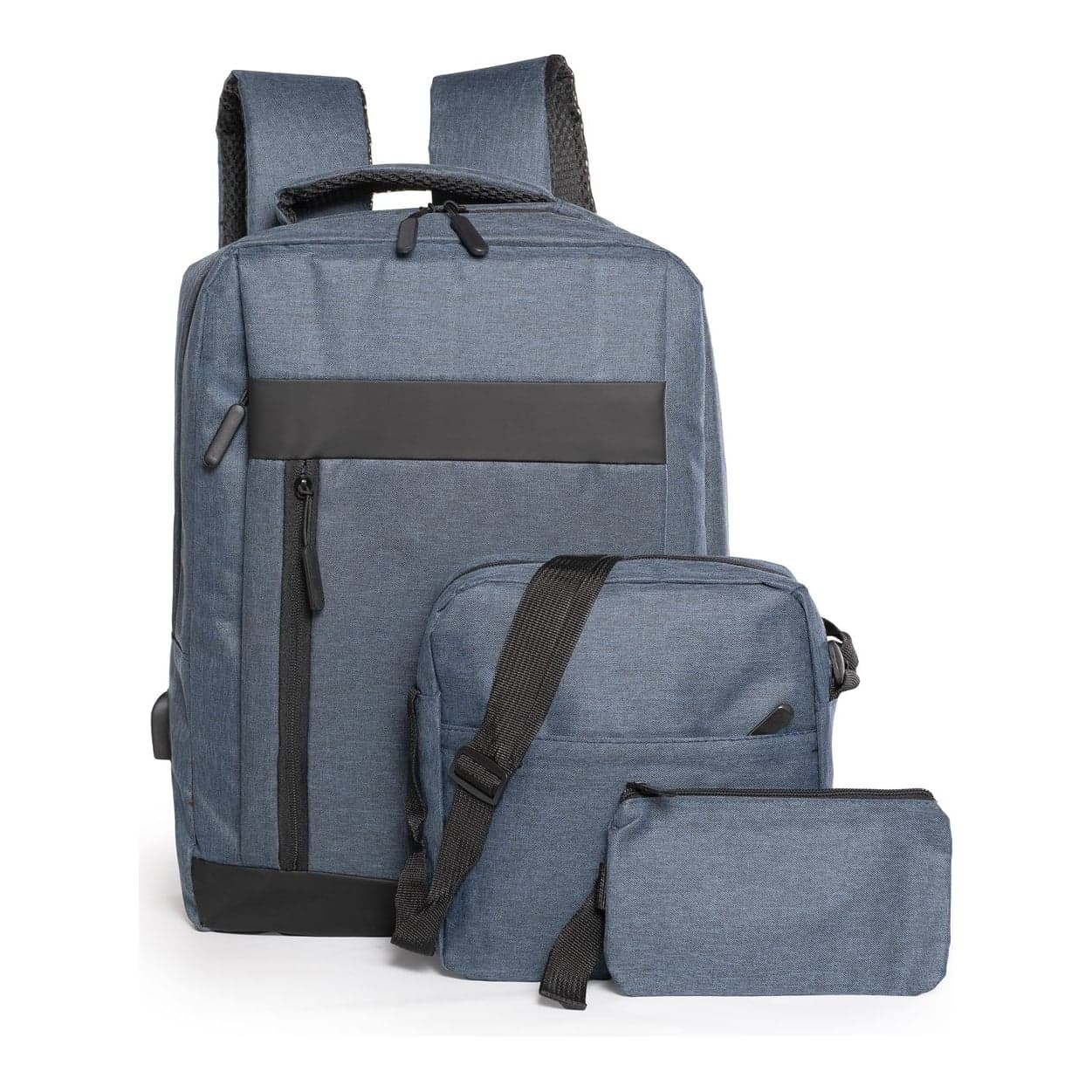 Mochila Porta Notebook Con Bandolera Poliéster
