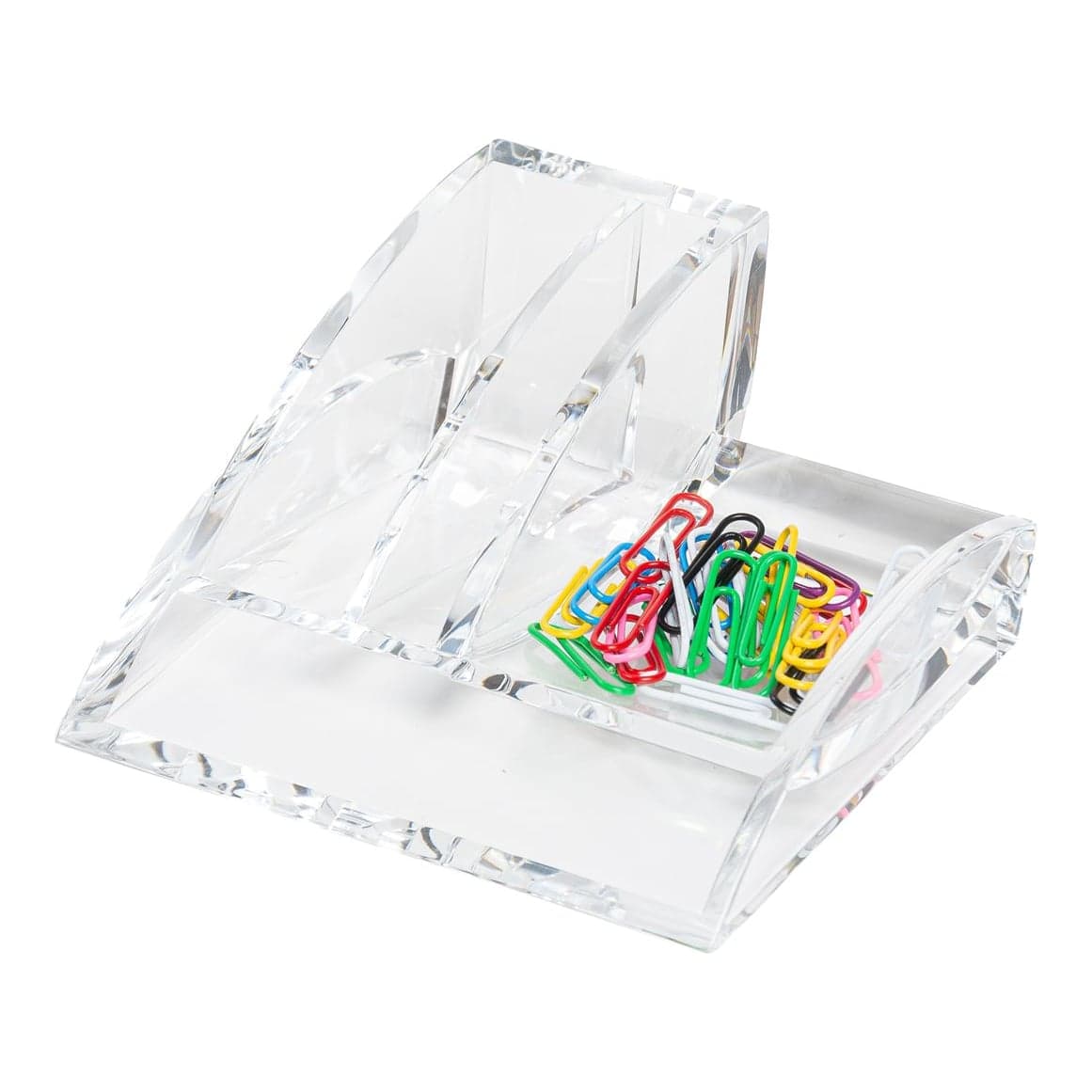 Porta Clips Y Tarjetero Acrílico